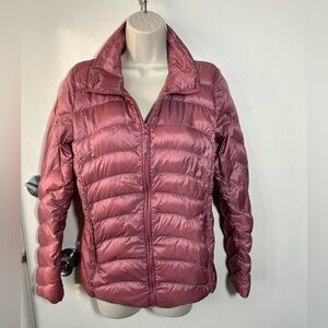 Uniqlo Women's Mauve Puffer Jacket